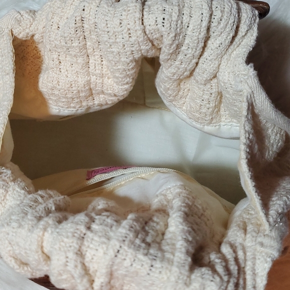 Melie Bianco vintage tote bag multi media artsy colorful fun purse - Picture 8 of 8